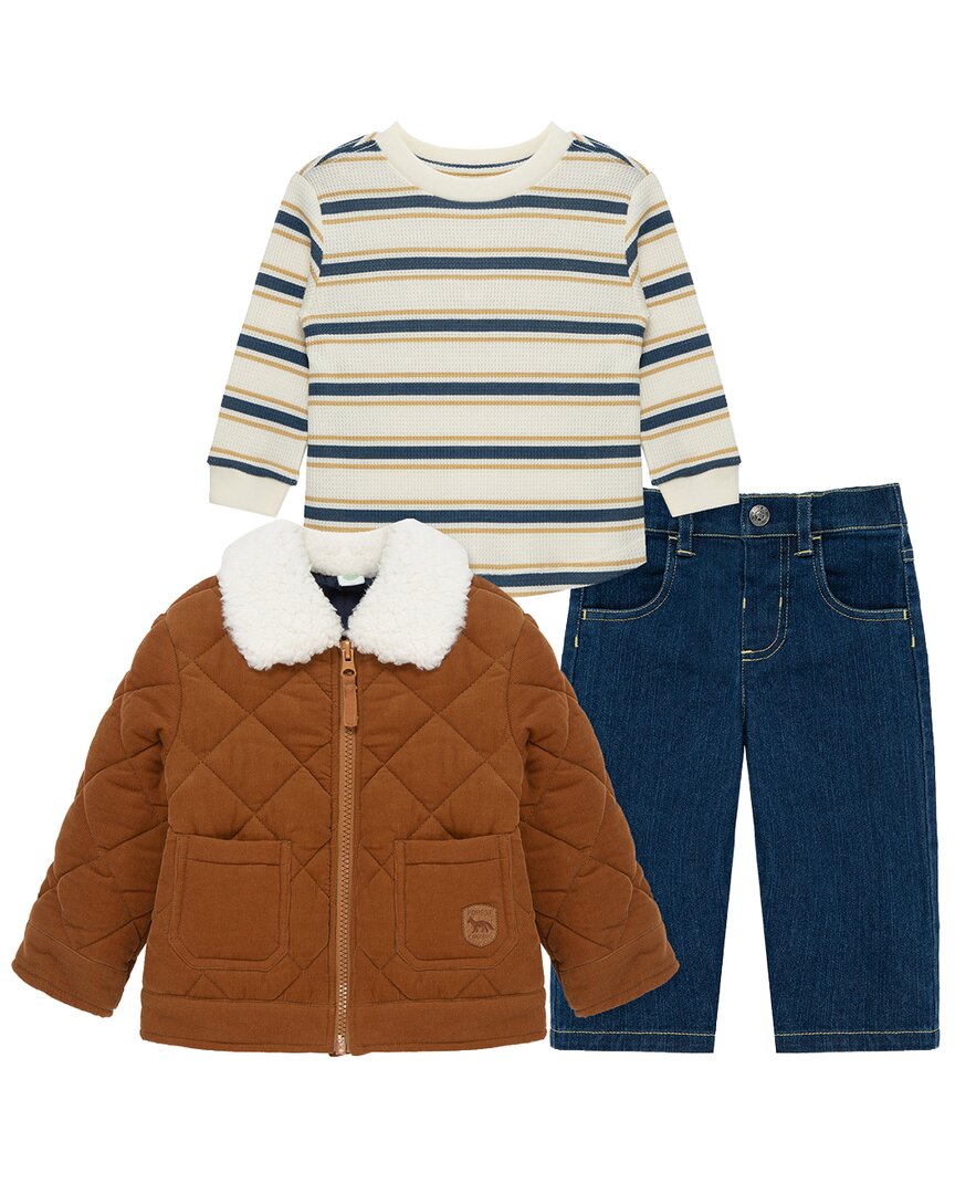 Little Me Little Me 3Pc Corduroy Jacket Set