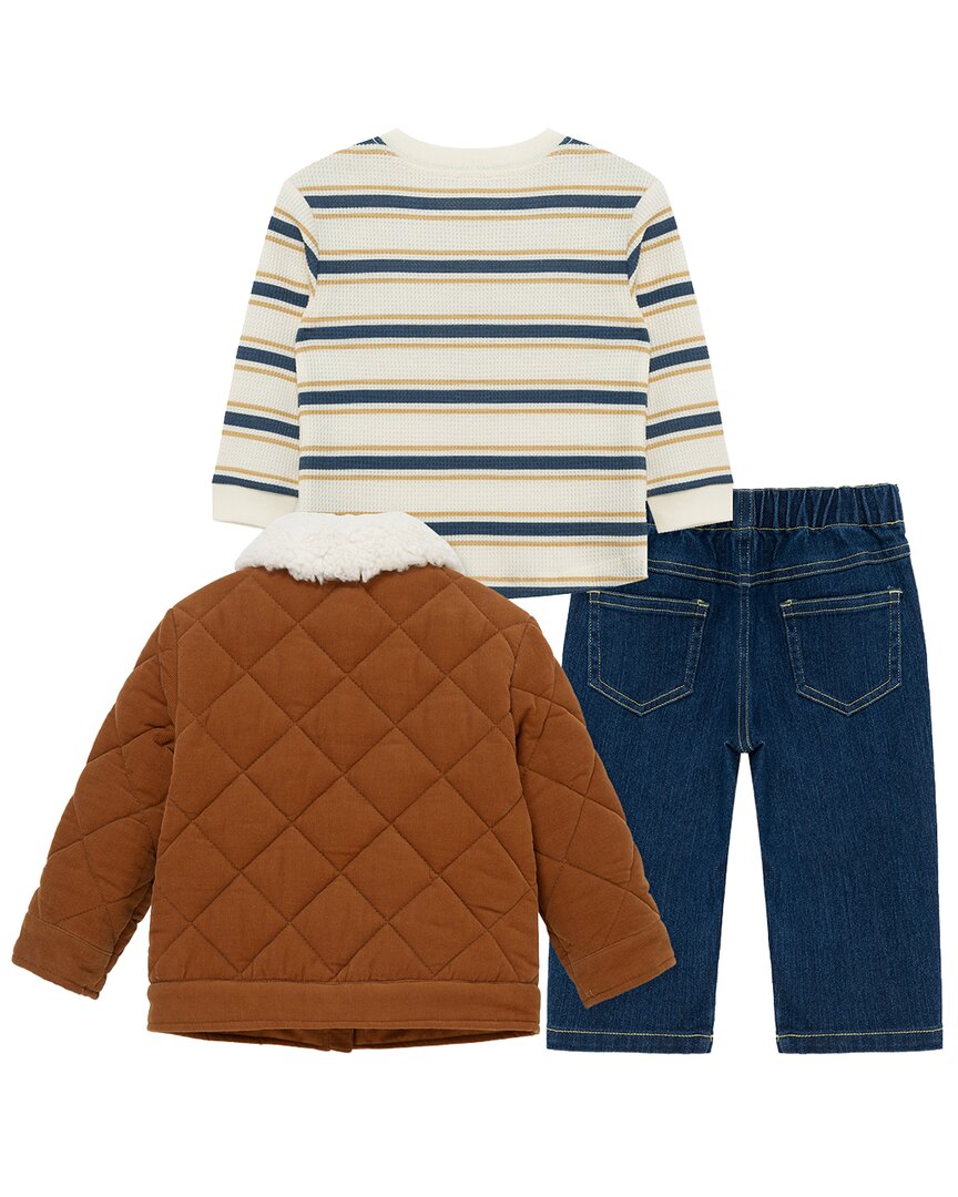 Little Me Little Me 3Pc Corduroy Jacket Set