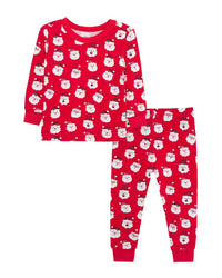 Little Me 2Pc Santa Pajama Set