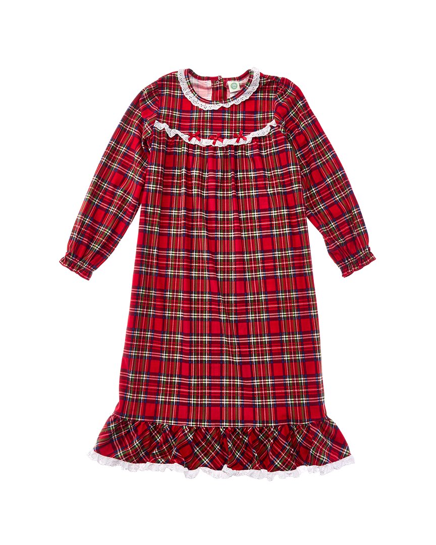 Little Me Little Me Plaid Gown