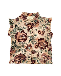 Coco Au Lait Flowers Vest Pink 2T