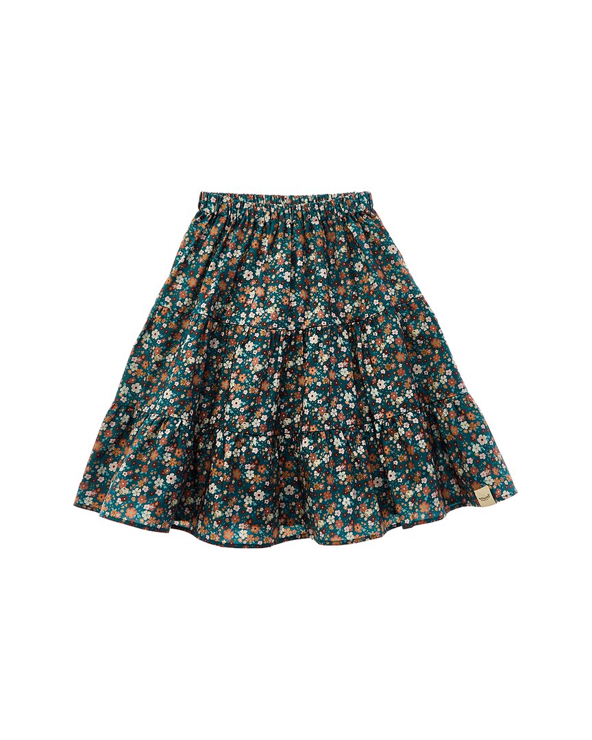 Coco Au Lait Twill Skirt Green 2T