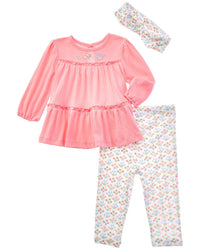 Little Me Garden Tunic Set Headband