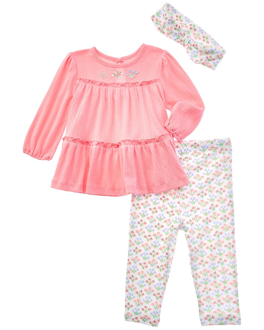 Little Me Garden Tunic Set Headband