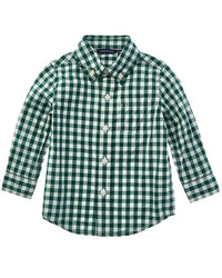 Janie and Jack Janie And Jack Gingham Poplin Shirt