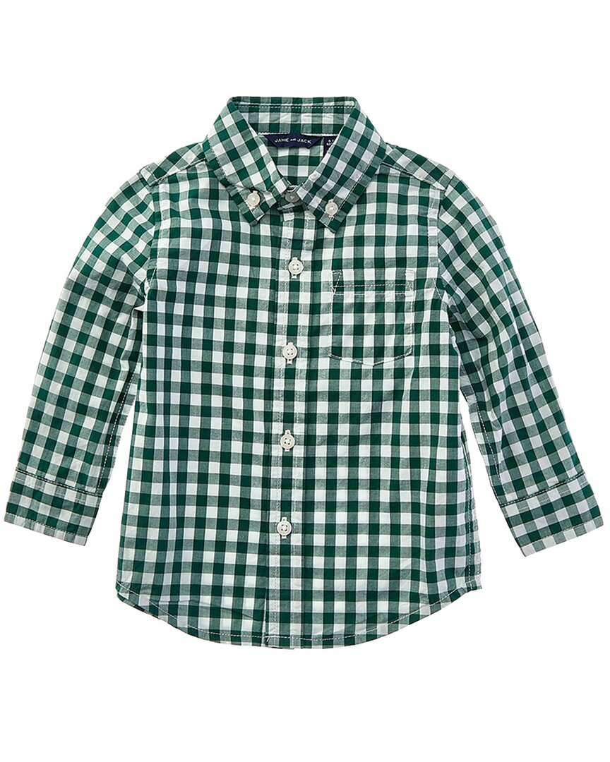 Janie and Jack Janie And Jack Gingham Poplin Shirt