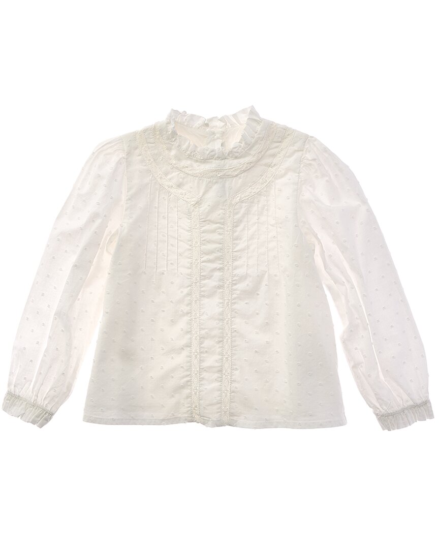 Janie and Jack Janie And Jack The Pintuck Lace Top