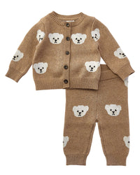Janie and Jack Janie And Jack Baby Bear Matching Sweater Set