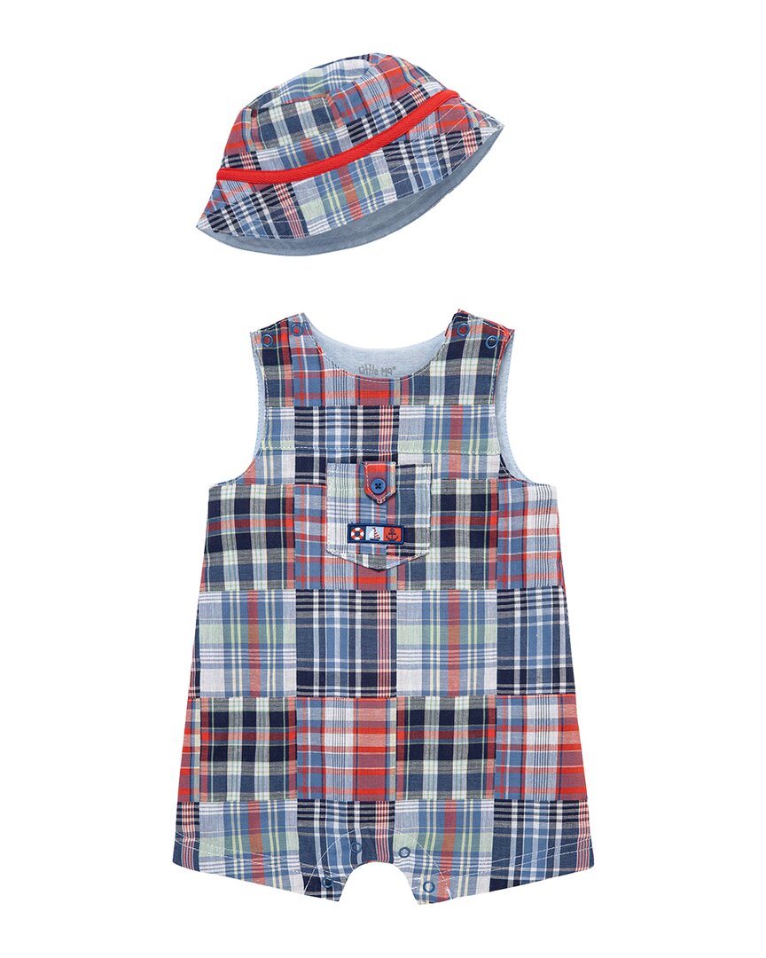 Little Me Patch Sunsuit & Hat