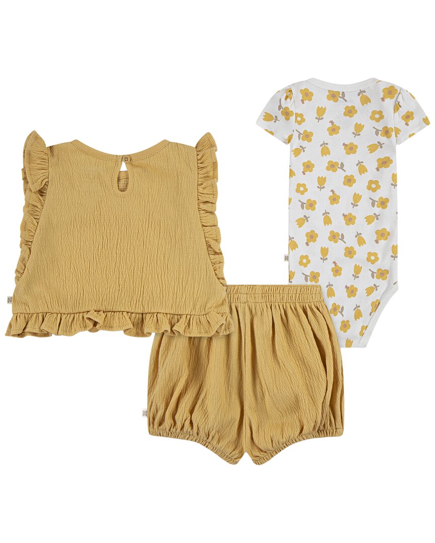 Huggies 3Pc Top, Short, & Romper Set