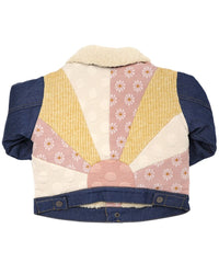 oh baby! Oh Baby! Quilted Sunrise Denim Jacket