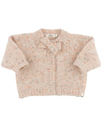 oh baby! Oh Baby! Speckled Scandi Bow Cardigan