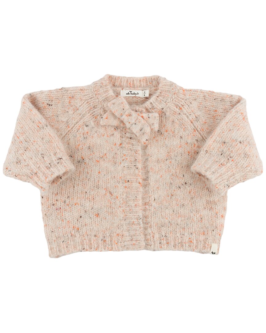 oh baby! Oh Baby! Speckled Scandi Bow Cardigan
