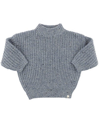 oh baby! Oh Baby! Speckle Knit Grandpa Knitted Pullover
