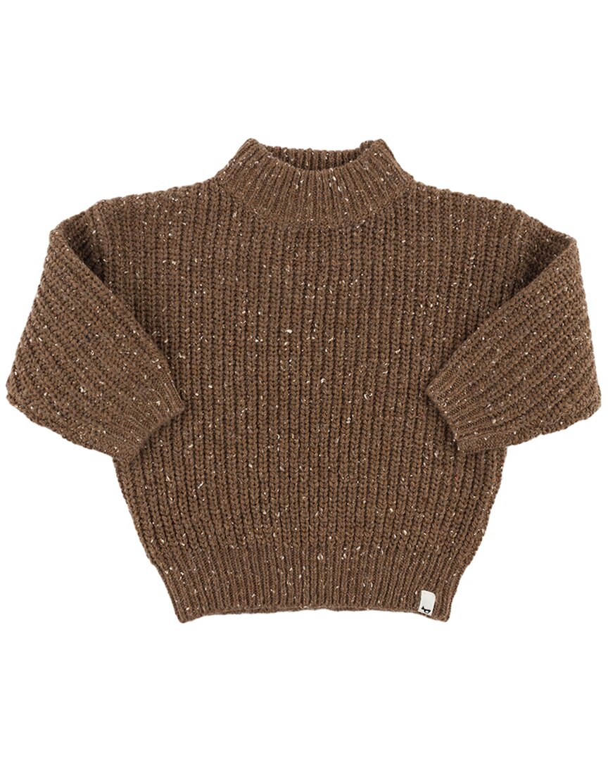 oh baby! Oh Baby! Speckle Knit Grandpa Knitted Pullover