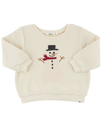oh baby! Oh Baby! Full Snowman Brooklyn Boxy Sweatshirt