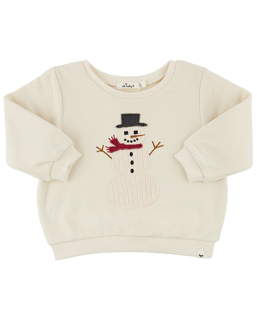 oh baby! Oh Baby! Full Snowman Brooklyn Boxy Sweatshirt