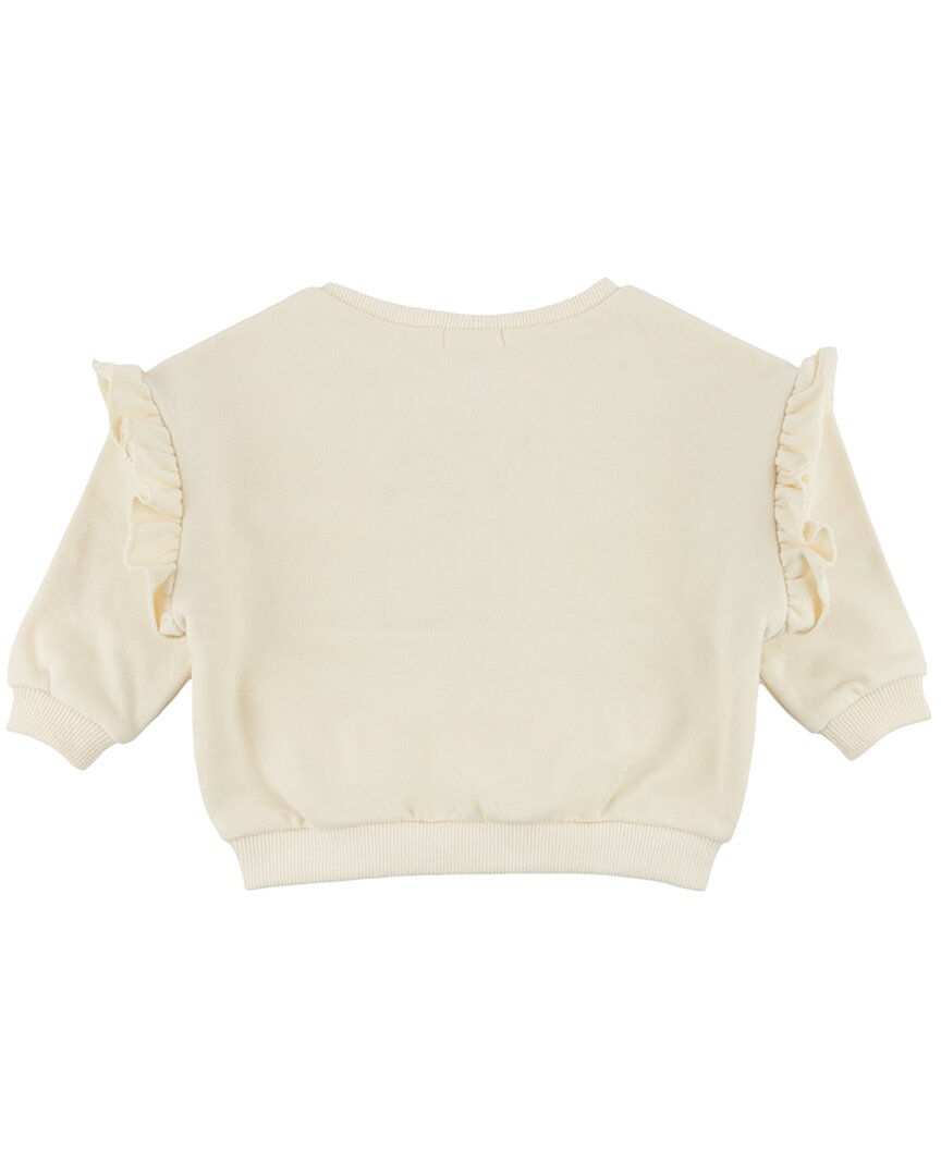 oh baby! Oh Baby! Ice-Skating Bear Ruffle Slouch Sweatshirt