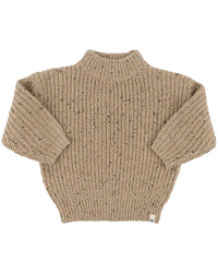 oh baby! Oh Baby! Speckle Knit Grandpa Knitted Pullover
