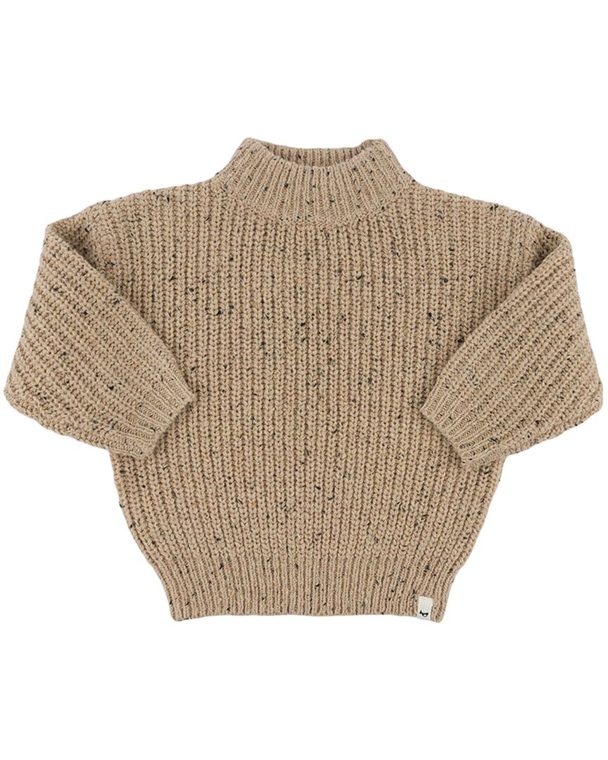 oh baby! Oh Baby! Speckle Knit Grandpa Knitted Pullover