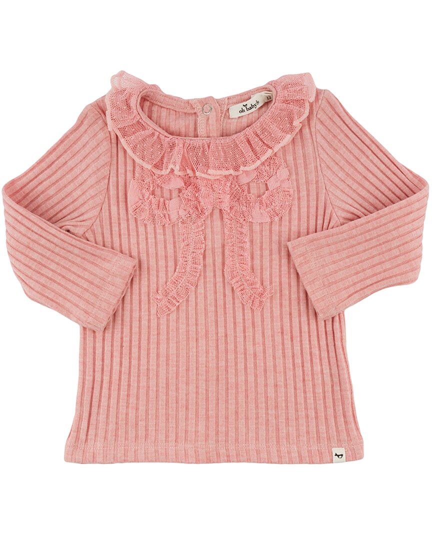 oh baby! Oh Baby! Ruffle Bow Mesh Emily Tee