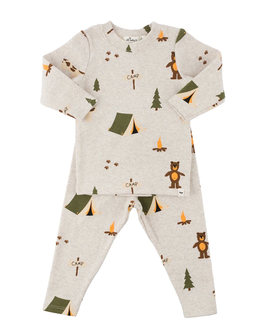 oh baby! Oh Baby! Camping Print 2Pc Set