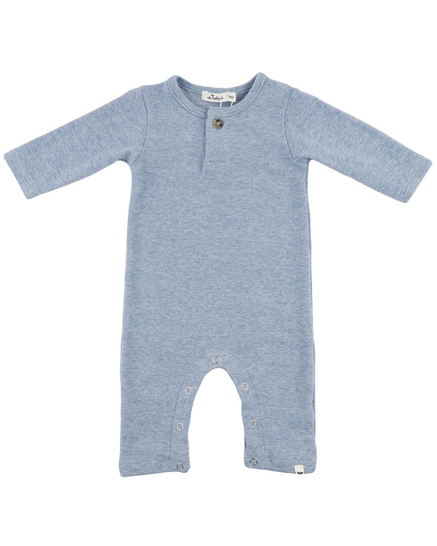 oh baby! Oh Baby! Mini Stripe One Button Long Romper