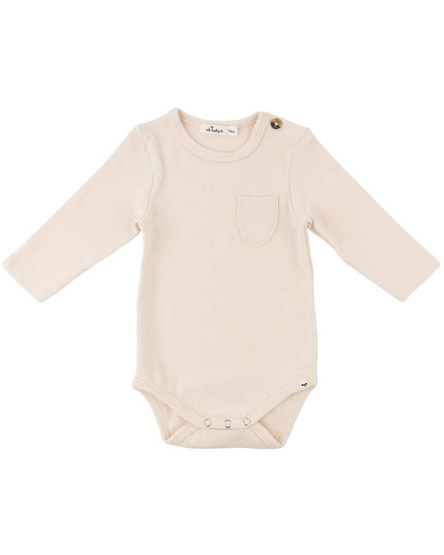 oh baby! Oh Baby! Mini Stripe Pocket Onesie