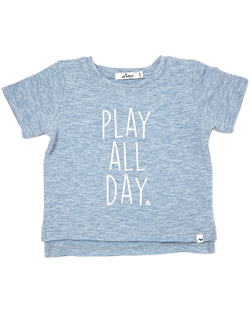 oh baby! Oh Baby! Play All Day Cotton Slub Top