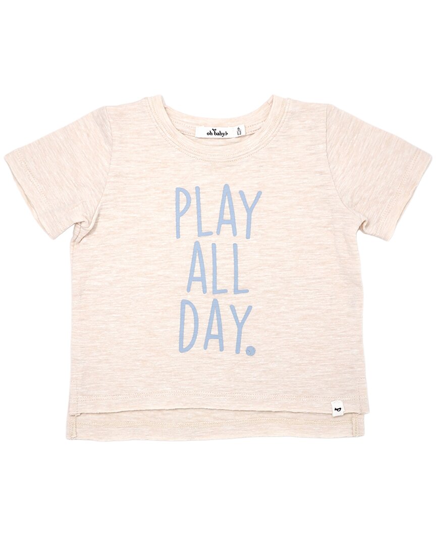 oh baby! Oh Baby! Play All Day Cotton Slub Top