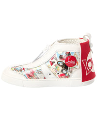 Christian Louboutin Christian Louboutin Super Loubi Leather High-Top Sneaker
