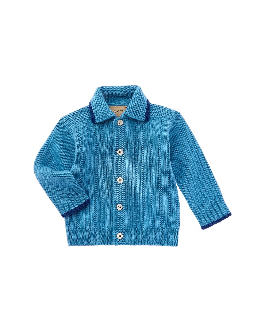 Gucci Wool Cardigan Blue