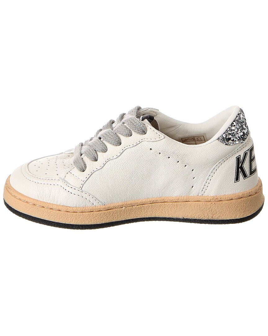 Golden Goose Ballstar New Leather & Glitter Sneaker
