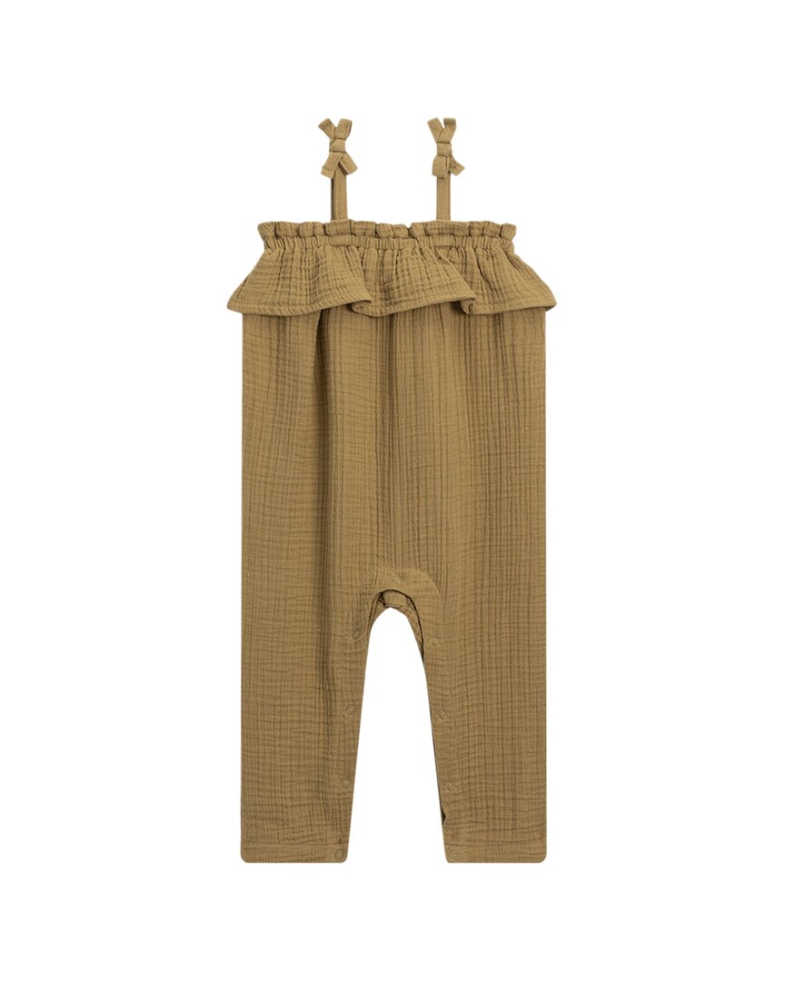 Colored Organics Fiona Muslin Ruffle Jumpsuit