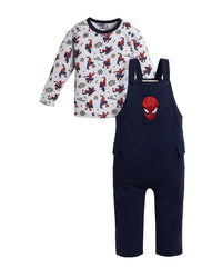 MONICA + ANDY Monica + Andy Crewneck T-Shirt & Overall Set