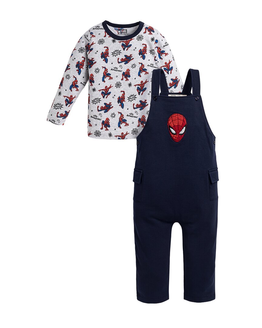 MONICA + ANDY Monica + Andy Crewneck T-Shirt & Overall Set