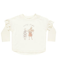 Rylee + Cru Collective Ruffle T-Shirt