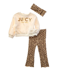 Juicy Couture 3Pc Top, Pant, & Headband Set