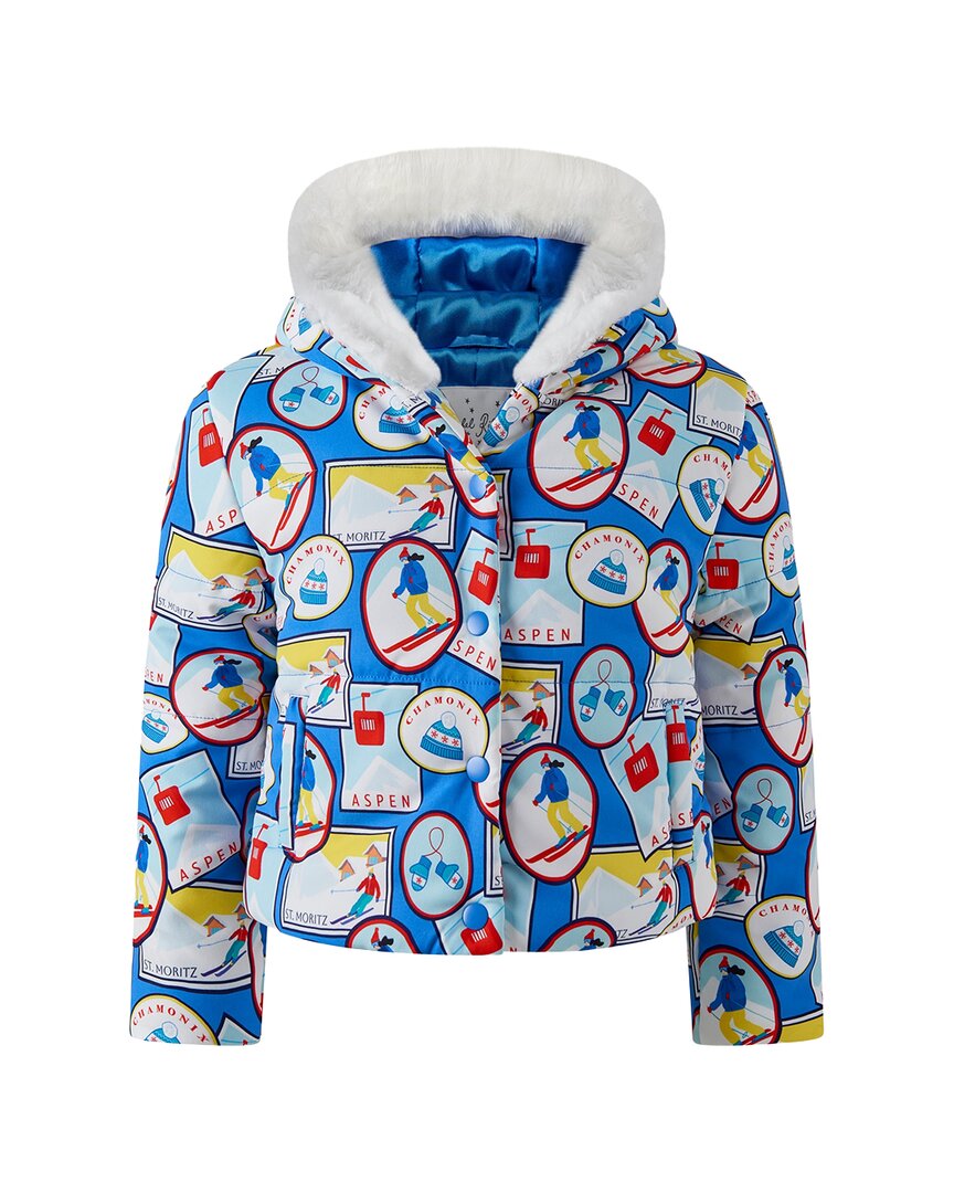 Rachel Riley Rachel Riley Ski Travel Printed Puffer Jacket