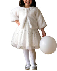 Rachel Riley Rachel Riley White Star Tulle Party Dress