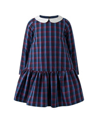 Rachel Riley Rachel Riley Drop Hem Check Dress