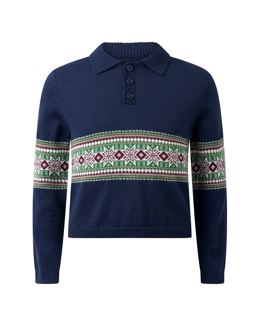 Rachel Riley Rachel Riley Fairisle Collar Sweater
