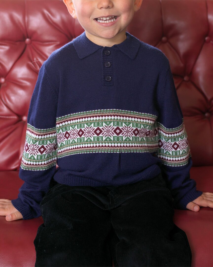 Rachel Riley Rachel Riley Fairisle Collar Sweater
