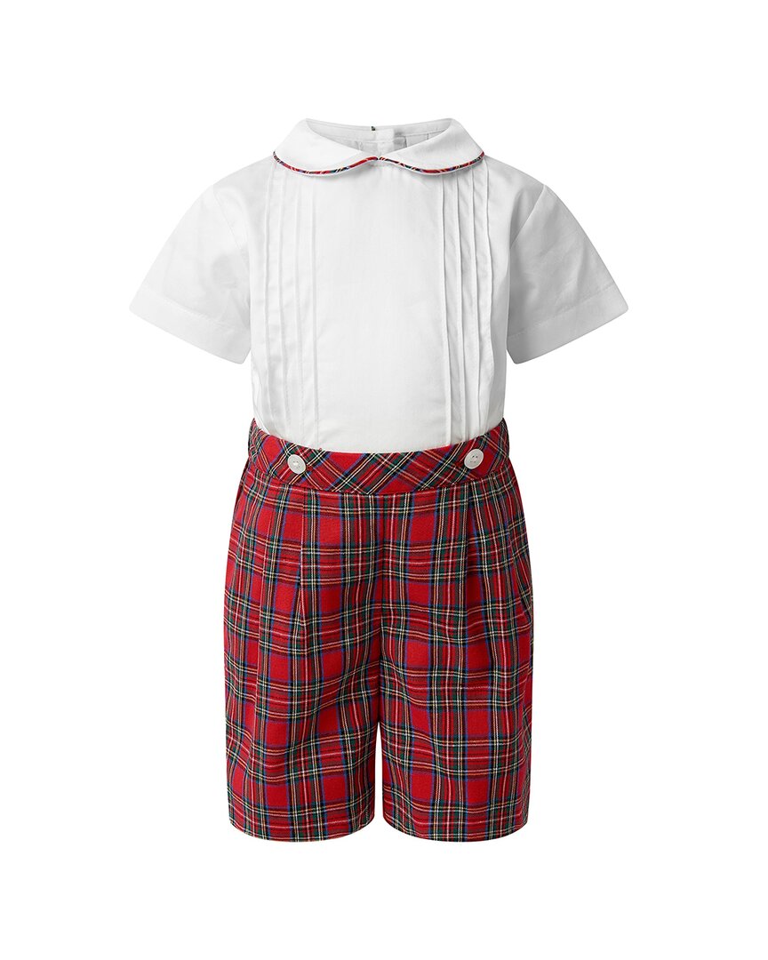 Rachel Riley Rachel Riley Tartan Shirt & Short Set