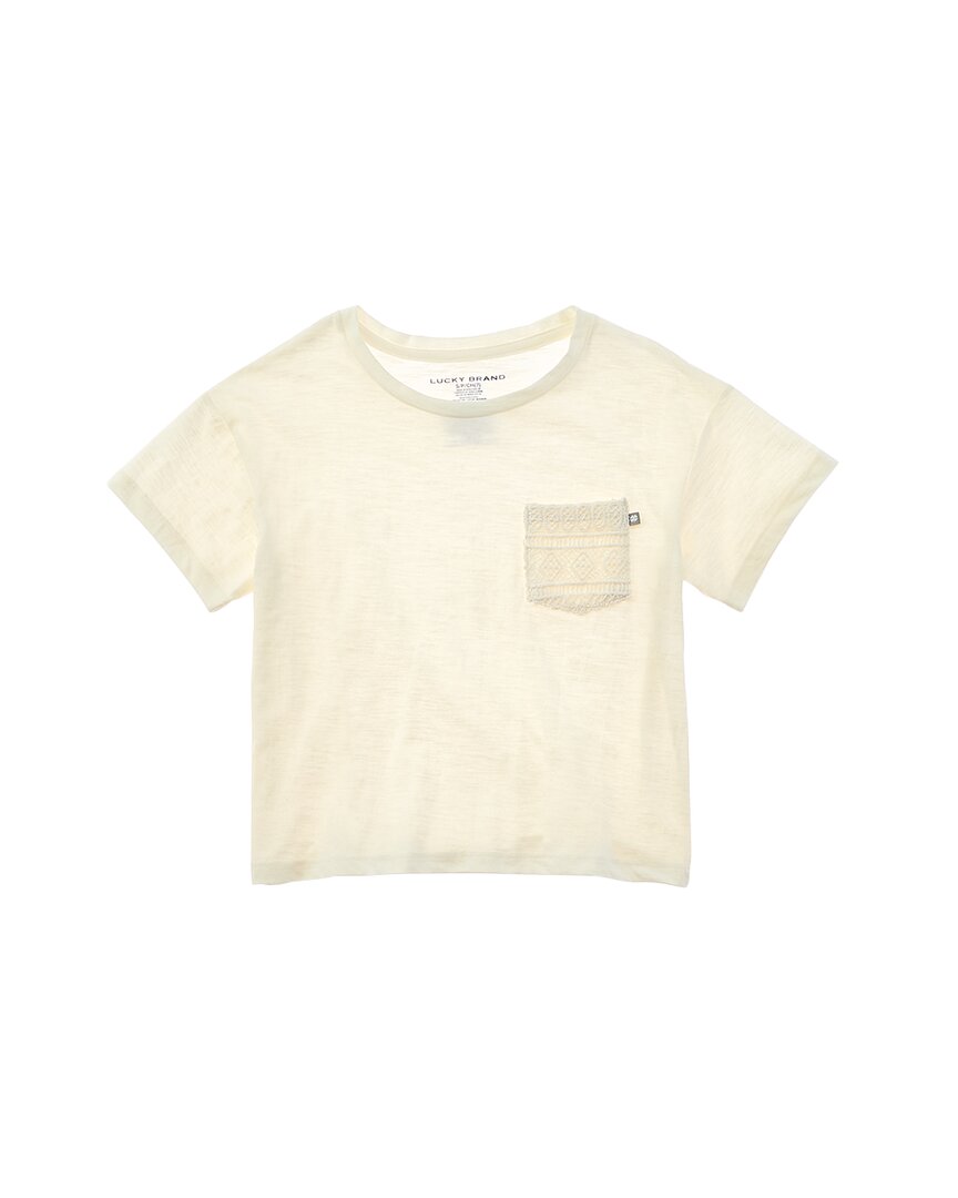 Lucky Brand Crochet T-Shirt