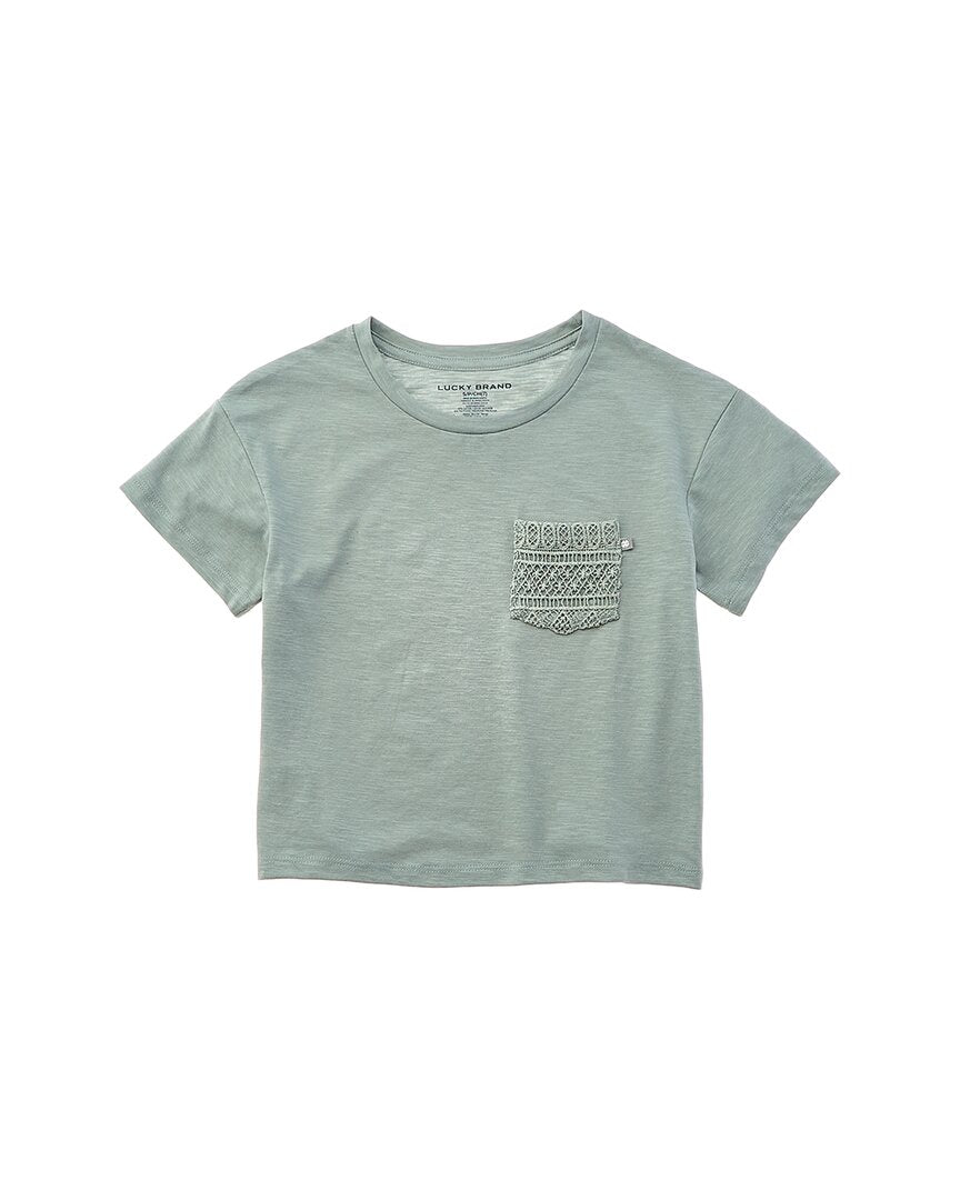 Lucky Brand Crochet T-Shirt