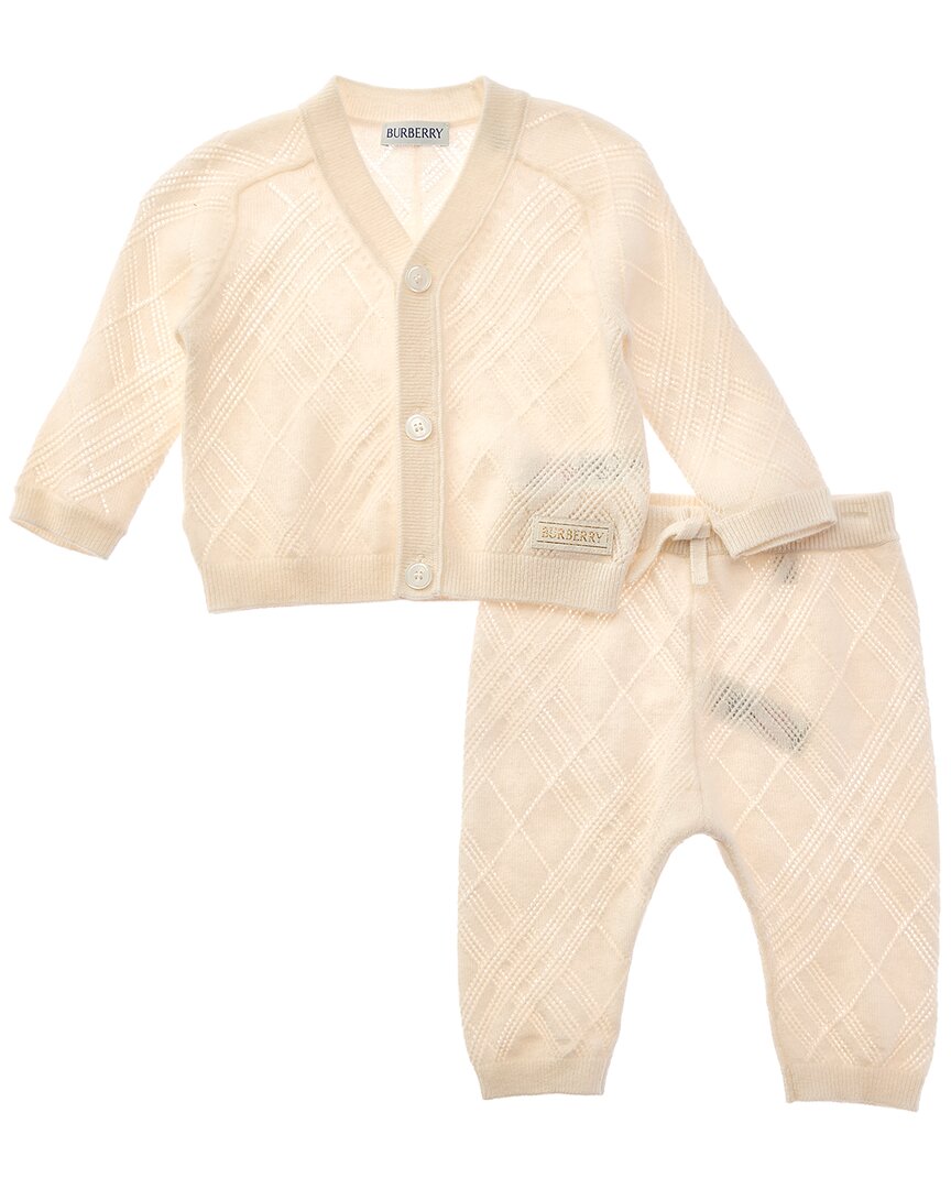 Burberry Burberry 2Pc Cashmere Cardigan & Pant Set