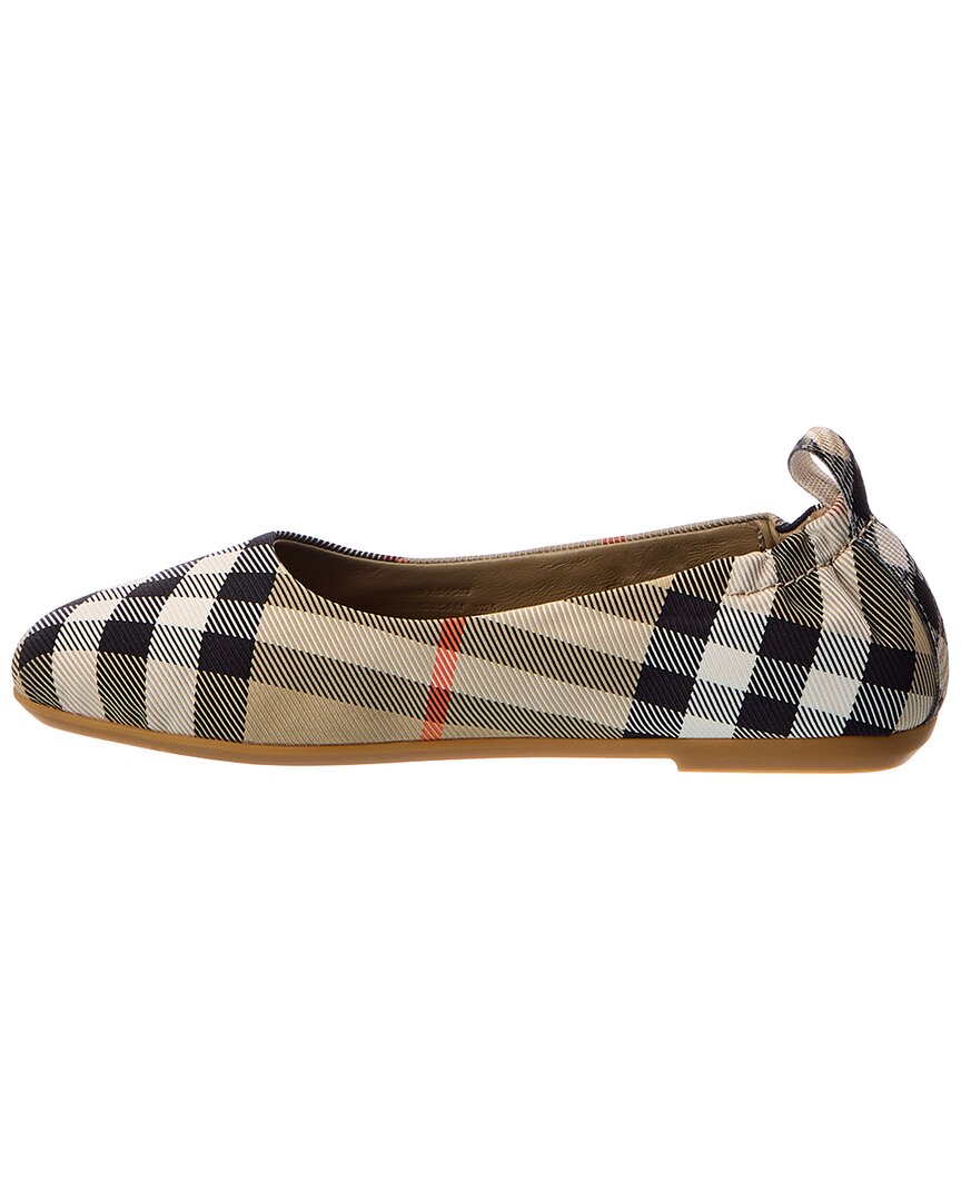 Burberry Burberry Check Canvas Ballerina Flat