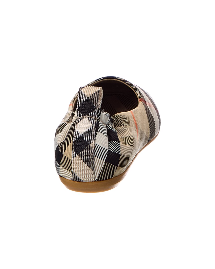 Burberry Burberry Check Canvas Ballerina Flat