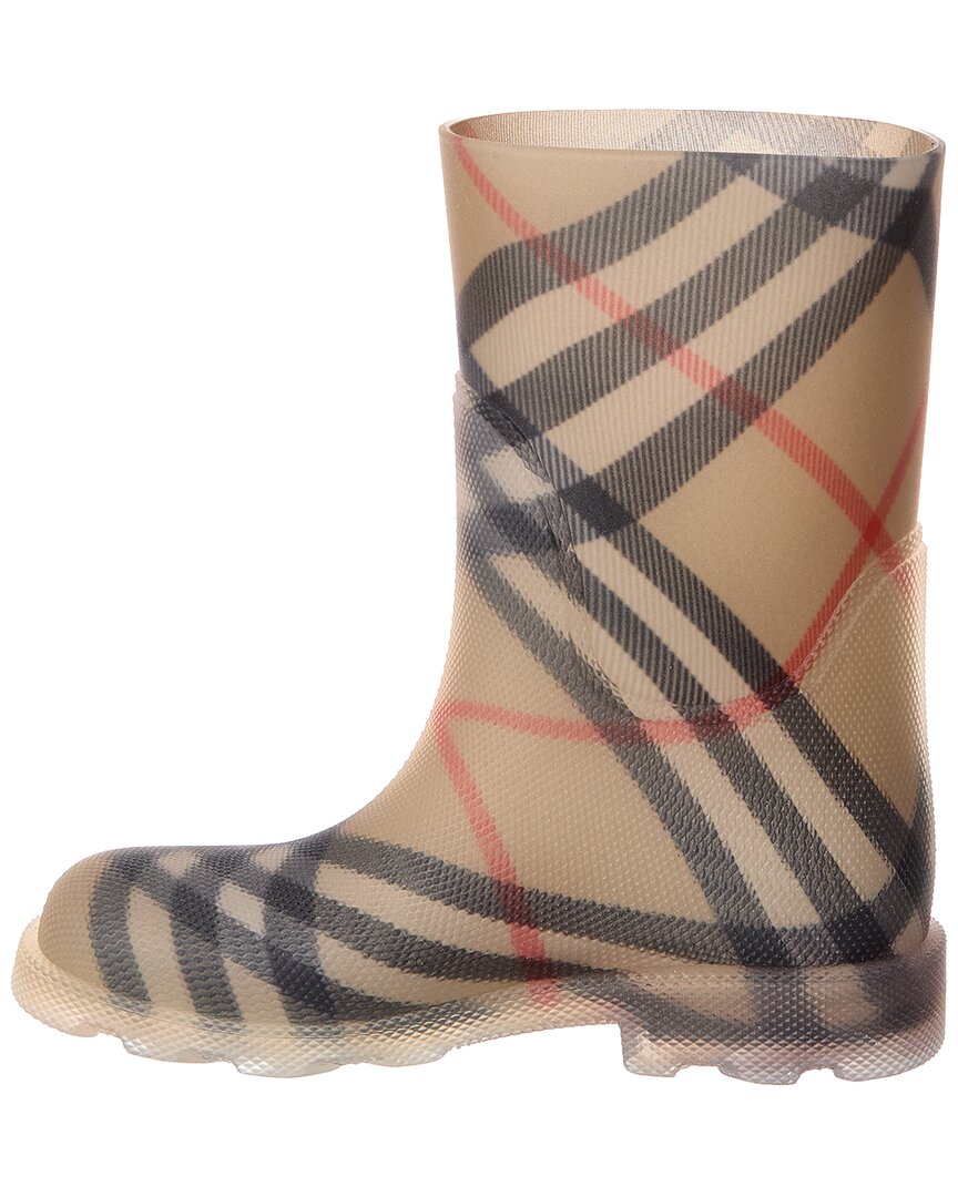 Burberry Burberry Check Rubber Rain Boot